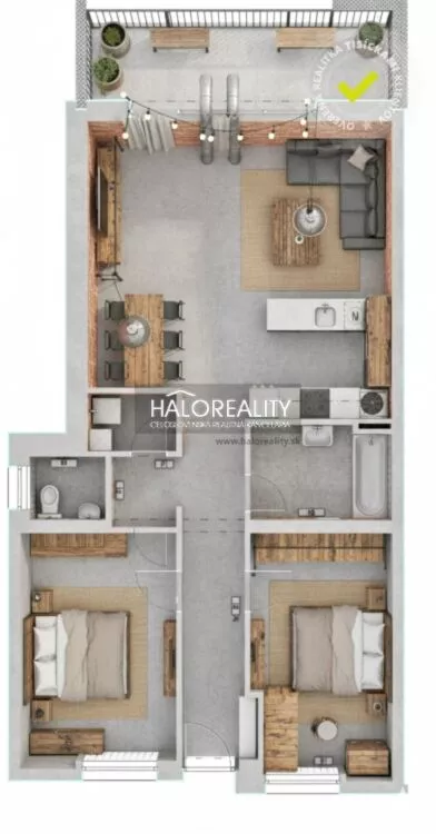 3 izbový byt na predaj 92m2, Lužianky, 177983_5