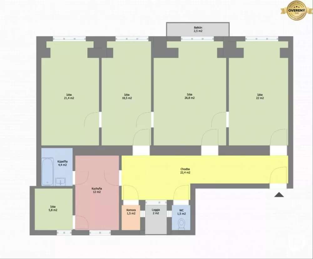 5 a viac izbový byt na predaj 136m2, Dostojevského rad, Bratislava - Staré Mesto, 178367_13
