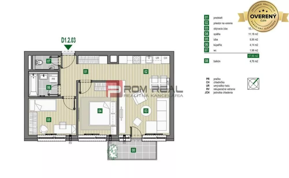 3 izbový byt na predaj 66m2, Pezinok, Pezinok, 177209_1