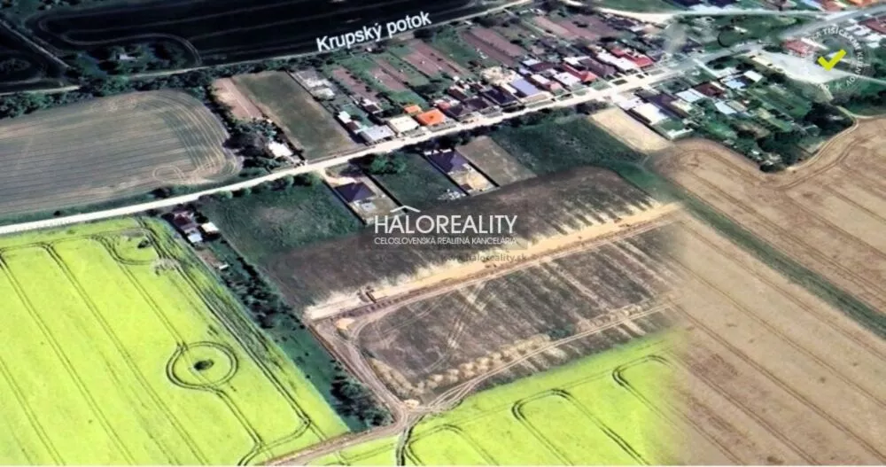 Pozemok pre rod. domy na predaj 931m2, Horná Krupá, 178787_2