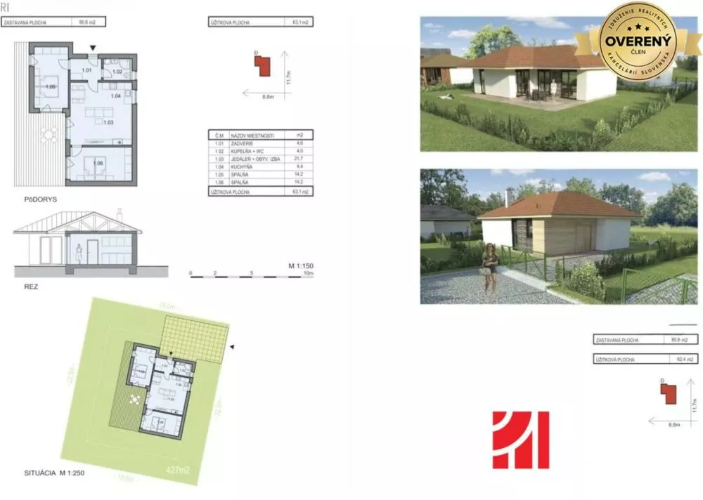 Rodinný dom na predaj 63m2, Most pri Bratislave, 178842_1