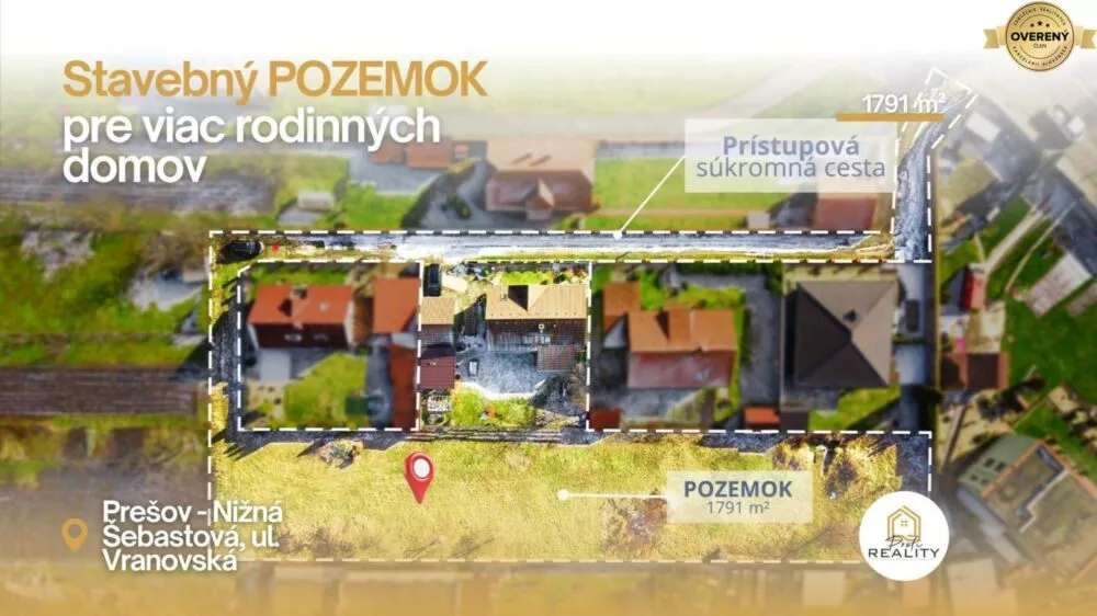Pozemok pre rod. domy na predaj 150m2, Vranovská, Prešov, 179312_0