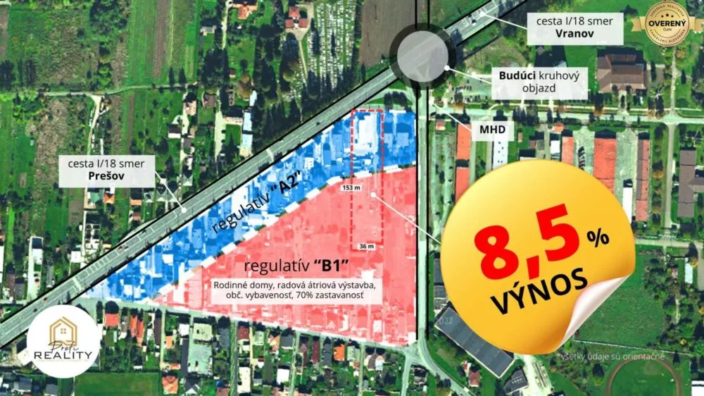 Pozemok pre rod. domy na predaj 5192m2, Vranovská, Prešov, 158215_13