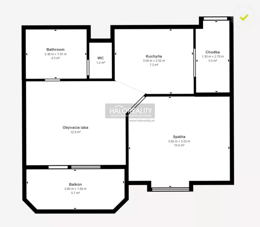 2 izbový byt na predaj 46m2, Lučenec, 180353_13
