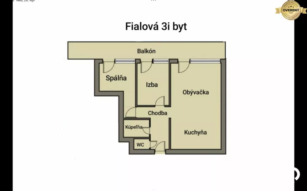 3 izbový byt na prenájom 61m2, Fialová, Bratislava - Petržalka, 181072_14