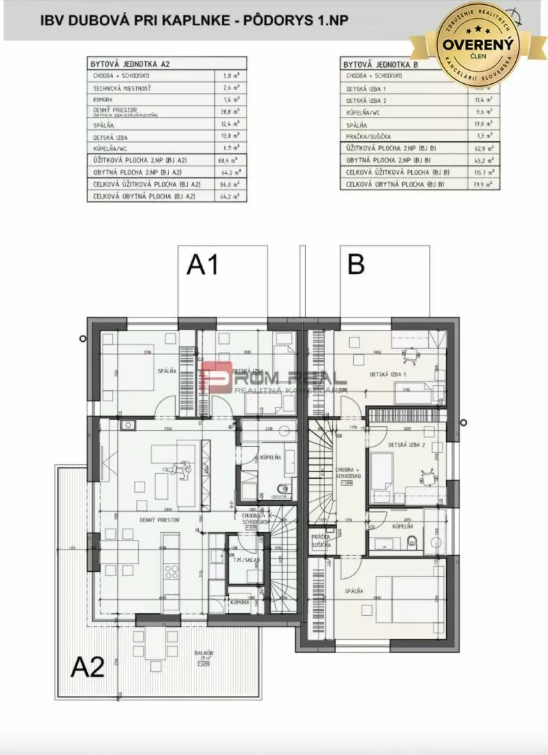4 izbový byt na predaj 116m2, Dubová, 181085_12