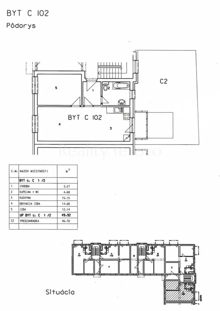 2 izbový byt na predaj 50m2, Tomášikovo, 182151_14