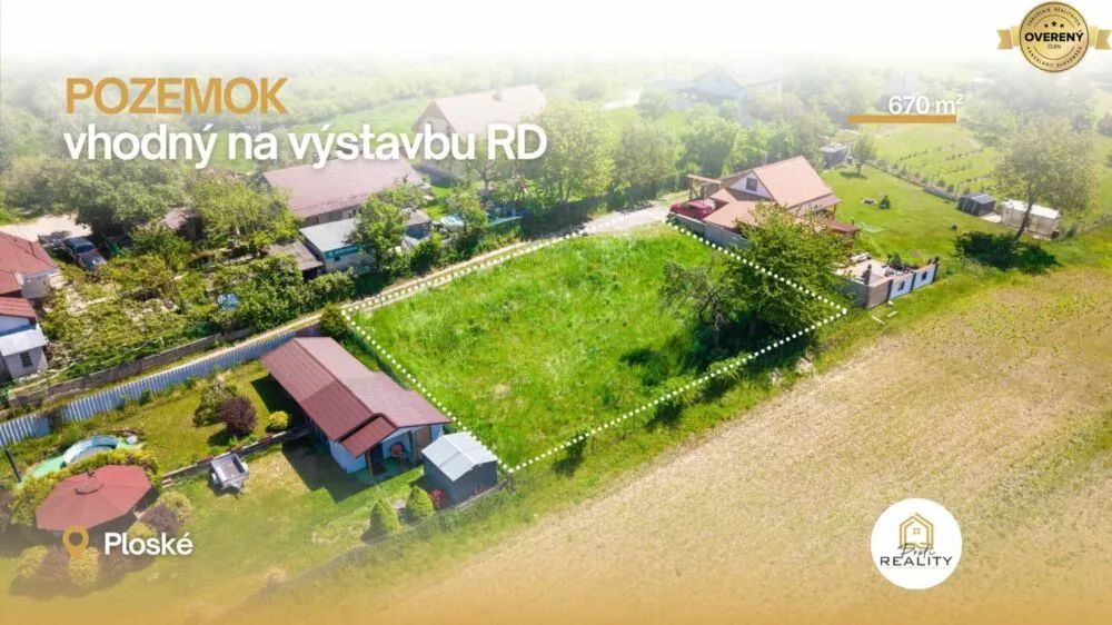 Pozemok pre rod. domy na predaj 670m2, Ploské, 182460_0
