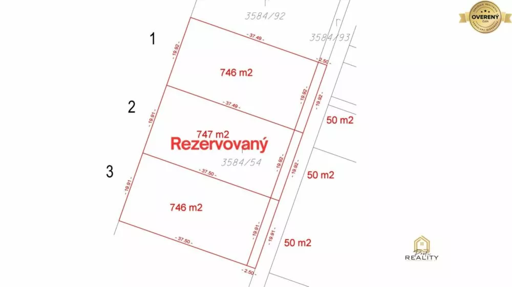 Pozemok pre rod. domy na predaj 828m2, Zlatobanská, Prešov, 184898_2