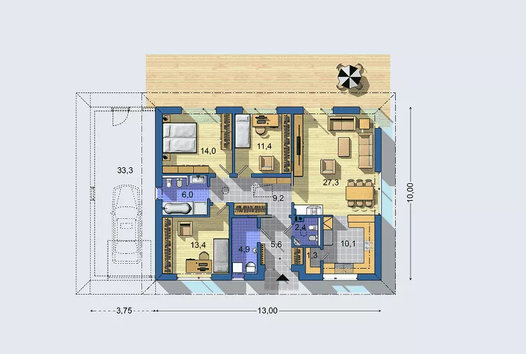 Rodinný dom na predaj 106m2, Špačince, 75726_10