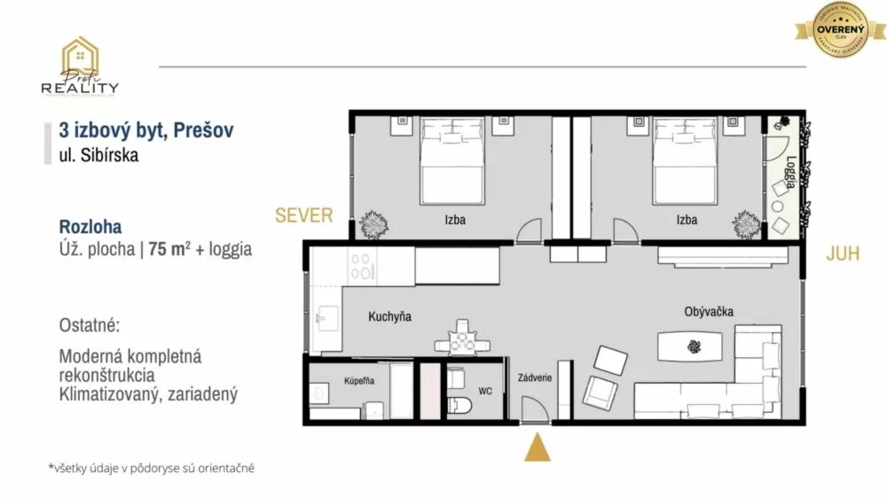 3 izbový byt na prenájom 75m2, Sibírska, Prešov, 276605_7