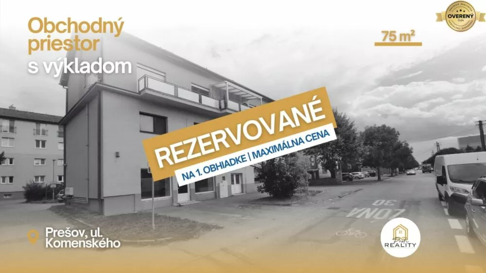 Obchodné priestory na predaj 75m2, Komenského, Prešov, 276782_0