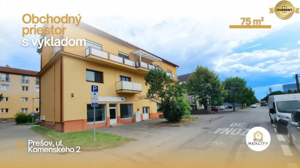 Obchodné priestory na predaj 75m2, Komenského, Prešov, 276782_1